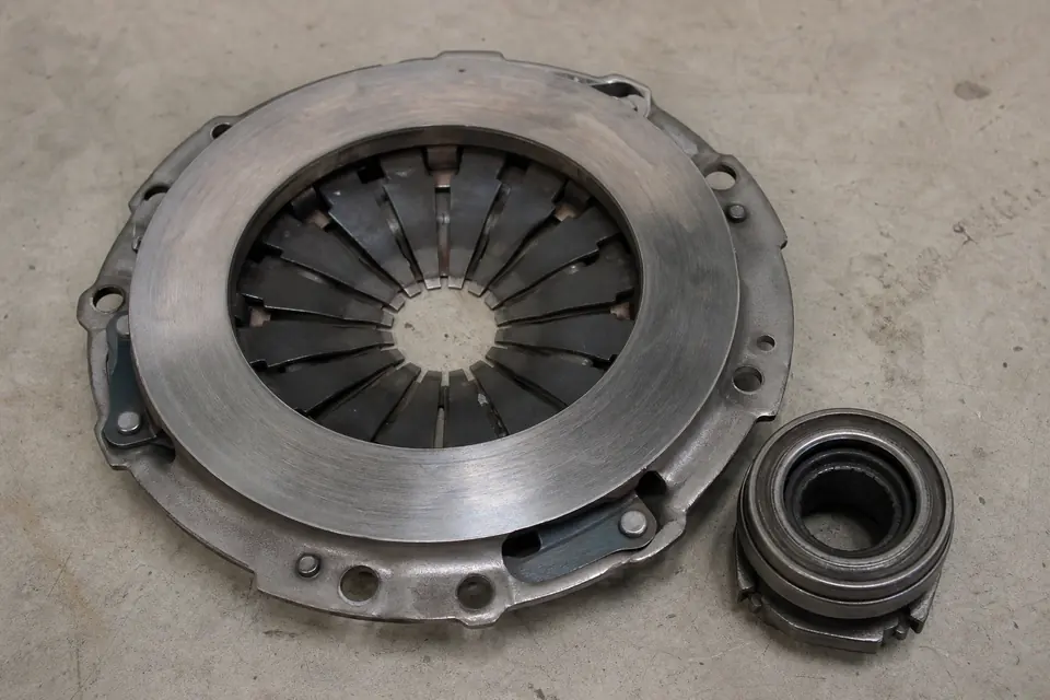 Clutch pressure plate and release bearing